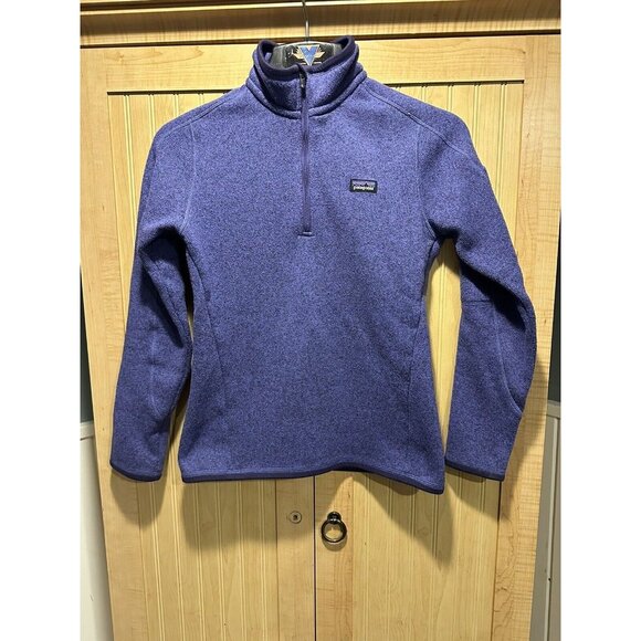 Patagonia Tops - Patagonia Women’s Better Sweater Jacket Size XS 1/4 Zip Fleece Line Purple